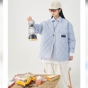 House Of Retro NWOTs Quilted Unisex Shirt Shacket